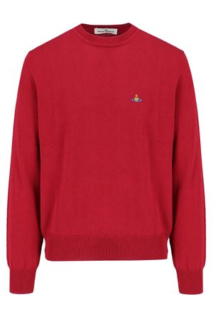 Maglione Alex in misto cotone biologico rosso VIVIENNE WESTWOOD | 27010012Y0021I409